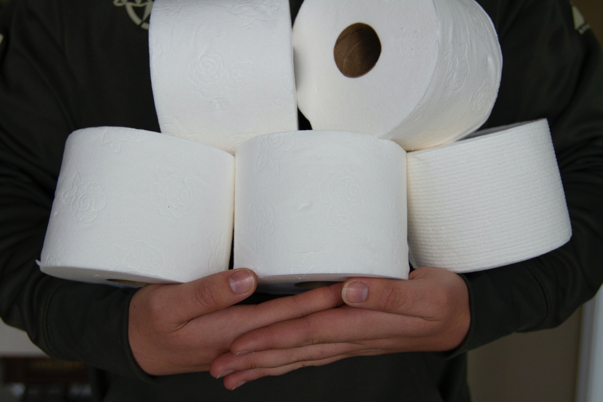 toilet paper rolls